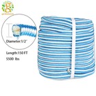 New 1 2  X 150  Arborist Polyester Fibre Rope 16 Strand Braided  Rigging Line