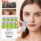 8pcs set Hair Regrowth System  Advanced Microneedle Roller Hair Growth Treatment