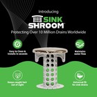 Sinkshroom Nickel Award-winning Drain Protector Hair Catcher Snare By Tubshroom 