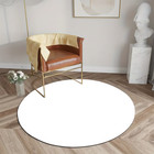  large Round World Map Mat-extra Large Non-slip Mat W antique Compass Design In