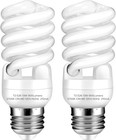 E26 Base 13w 2700k 900lm Cfl Light Bulbs  T2 Spiral 60watt Equivalent Soft Wh   