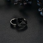 Men Women Stainless Steel Lover Couple s Ring Wedding Promise Engagement Band