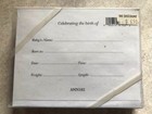 Carol s Rose Garden - Birth Announcement Cards - Baby Boy - 16 Cards - Nib