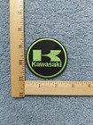 Round Kawasaki Motorcycle Racing Iron On Patch Free Shipping