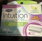 2 X Schick Intuition Plus Cucumber Melon Cartridges 3 Cartridges Each Sealed Box
