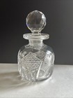 Abcg American Brilliant Period Cut Crystal Perfume Bottle Signed Stopper