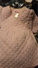 Christina Rohde Girls Pink Quilted Wrap Dress Puff Sleeves Size 10 Nwt