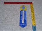 Vintage Chevrolet Bowtie 11 3 4  Porcelain Metal Gasoline   Oil Thermometer Sign