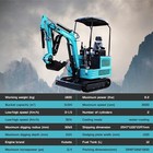 Free Ship Kubota Engine Hydraulic Crawler Mini Excavator 1 8 Ton Digger Usa Sale