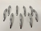 Set Of  9  Amerock E311 Vintage Mcm Chrome Cabinet Pulls - Similar To Youngstown