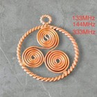 Triskele Copper Pendant  Symbol Of Life  Healing Copper