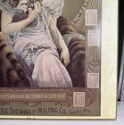 1910 Rainier Beer Calendar Seattle Brewing   Malting Co  Vtg Advertising Wood