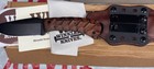  Wk Winkler Knives Belt Knife Maple  With Sheath Brown