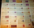 1940 s First Day Issue Stamp Envelope Group Lot Of 140 Stamped Envelopes