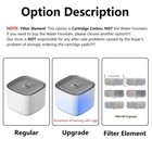 3l Cat Water Fountain Automatic Filter Usb Electric Quiet Pet Water Dispenser