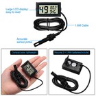 5pcs Digital Lcd Aquarium Thermometer Temperature Monitor W  Probe For Fish Tank