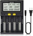 Miboxer 18650 Smart 4-bay Charger For Rechargeable Li-ion Lifepo4 Ni-mh Ni-cd