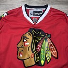 Reebok Premier Nhl Jersey Chicago Blackhawks No Name Blank Red Size Small