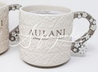 Aulani Disney Resort Hawaii Oahu Coffee Mug Cup Neutral Hibiscus Homestead 2pc