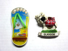 Vintage Fridge Magnets Lot Of 8 Travel Souvenir 3d