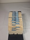 Vintage Black Rolodex V-glide Gl-24   With Dividers   Index Cards