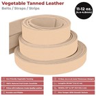 Thick Leather Strip 11-12 Oz   4-4 8mm Vegetable Tanned Cowhide Tooling Diy