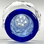 Assorted Color Facet Cut Screen Funnel Glass Slide Bowl 14mm Tobacco Water Pipe