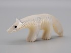 Andres Quandelacy  d  Mother-of-pearl Zuni Wolf Fetish