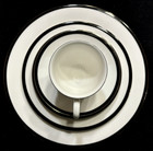 Lenox Leigh Debut Collection 5 Piece Place Settings White W black And Platinum