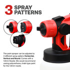 High Pressure Cordless Paint Sprayer Electric Airless Hvlp Spray Gun W 2 Battery