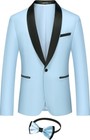 Mens Slim Fit Tuxedo Blazer Shawl Lapel Suit Jacket Wedding Prom Dinner Party