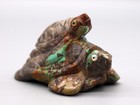 Ron Laahty  d  Royston Turquoise Zuni Sea Turtles Fetish