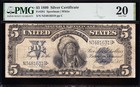 Very Nice Bold   Crisp Vf 1899  5  indian Chief  Silver Certificate Pmg 20  6319