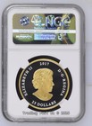 2017 Canada - Great Seal Of Canada Gilt Silver Coin - Er - Ngc Proof 70 Uc W coa