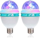 E27 Rgb Disco Light Rotating Strobe Bulb Crystal Party Lamp Birthday Club New
