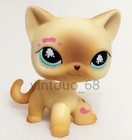 Lps Pet Shop  816 Messiest Cream Siamese Splash Cat Kitty Blue Eyes