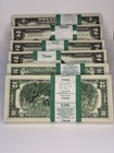 100 Notes Of 2017a Two Dollar  2 Notes Crisp Uncirculated Bep Pack From Brick