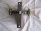 Vintage Mortise Door Lock Set Brass Door Knobs