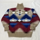 Vtg Polo Country Ralph Lauren Sweater Men Hand Knit 100  Wool Bergdorf Goodman
