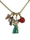 Rare Baublebar Disney Minnie Mouse Nyc New York Liberty Necklace Charms Limited