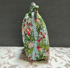 Vera Bradley Cotton Lunch Bunch Bag In Frogberry Garden Blue Msrp  45