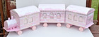 P louise Express Advent Train Only Collector Display Storage Empty Pink Light Up