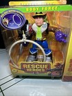Fisher Price Rescue Heroes   Body Force Brandon Irons With Bonus Vhs New Sealed