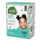 Seventh Generation Free And Clear Baby Wipes  7x7  Refill  256 pack  6 Packs ct