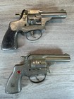Vintage Hubley Trooper Cap Gun Lot Western Toy Revolver Die Cast As Is Untested