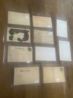 02  Lot Of Ten Antique Motorcycle Related Images Vintage Photos Postcards Rppc