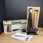Cuisinart Cek-40 Electric Knife Set New Open Box 2 Blades Wood Block Stand