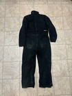 Vtg Carhartt X01 Black Men   s Size 40 Insulated Canvas Coveralls Made In Usa