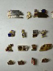 Vtg 1984 Los Angeles Summer Mascot Sam The Eagle Mix Pin Set Lot Of 90 Pins Euc 