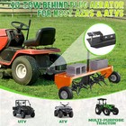 Steel Heavy Duty Lawn Aerator With 40  Width Tow Plug Achieve Well Kept Lawn